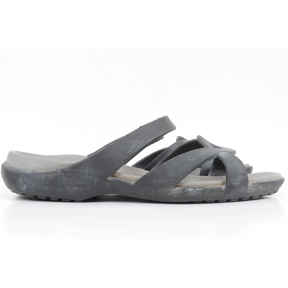 Crocs Women's Meleen 9 Twist Slip On Open Toe Slide Sandals - Picture 4 of 7